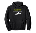 Funny Goalie Soccer Warning Very Territorial Hoodie - Unique Graphic Unisex