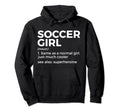 Soccer Definition Superheroine Hoodie - Novelty Apparel Men Women