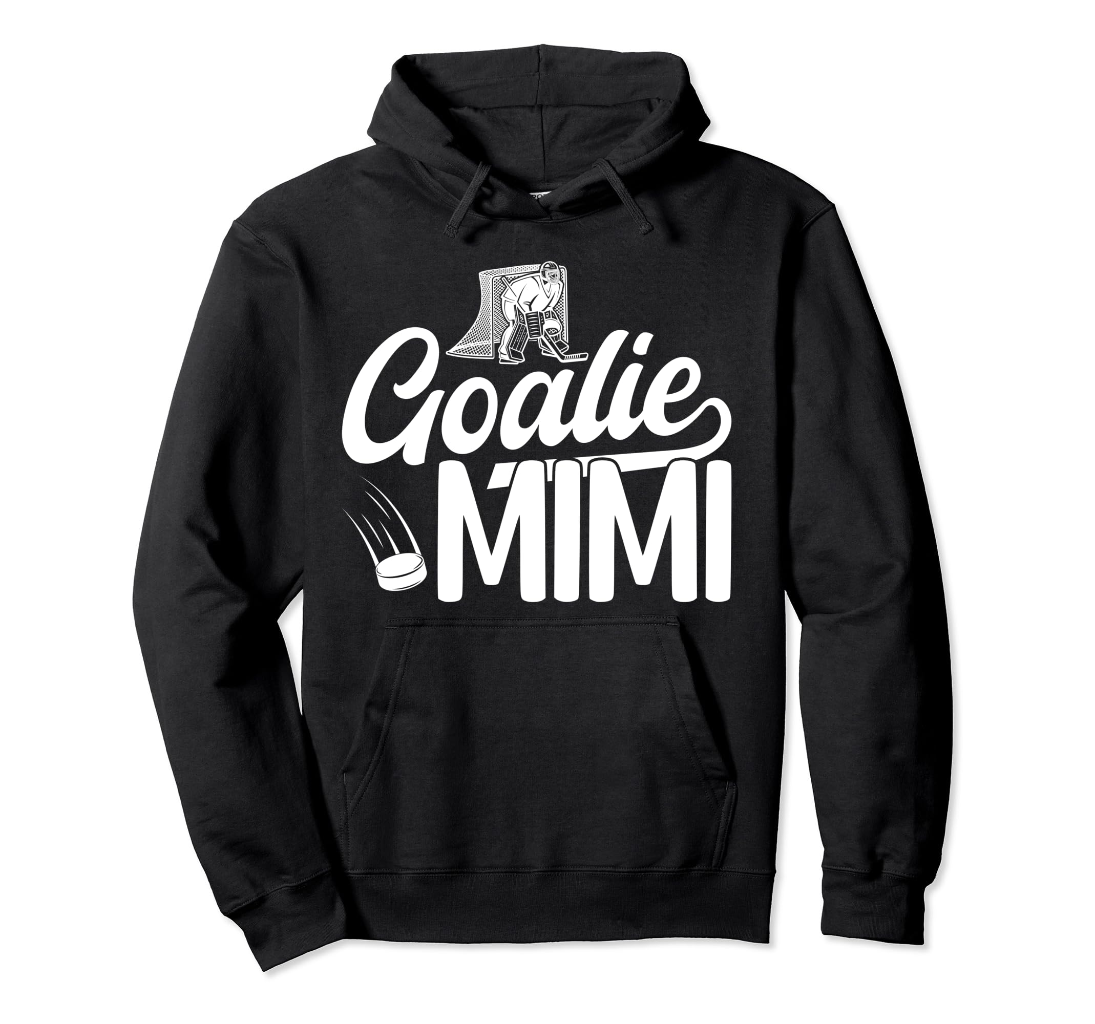 Ice Hockey Goalie Mimi Ice Hockey Hoodie - Fun Novelty Design Men Women