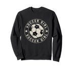 Soccer Sports Ball Soccer Player Sweatshirt - Novelty Apparel Men Women