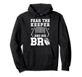 Funny Hockey Keeper Brother Hockey Hoodie - Fun Novelty Design for Adults