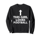 This Loves Football Player Soccer Sweatshirt - Trendy Graphic Men Women