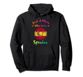 Just Mom Who Loves Spain Funny World Hoodie - Trendy Graphic Men Women