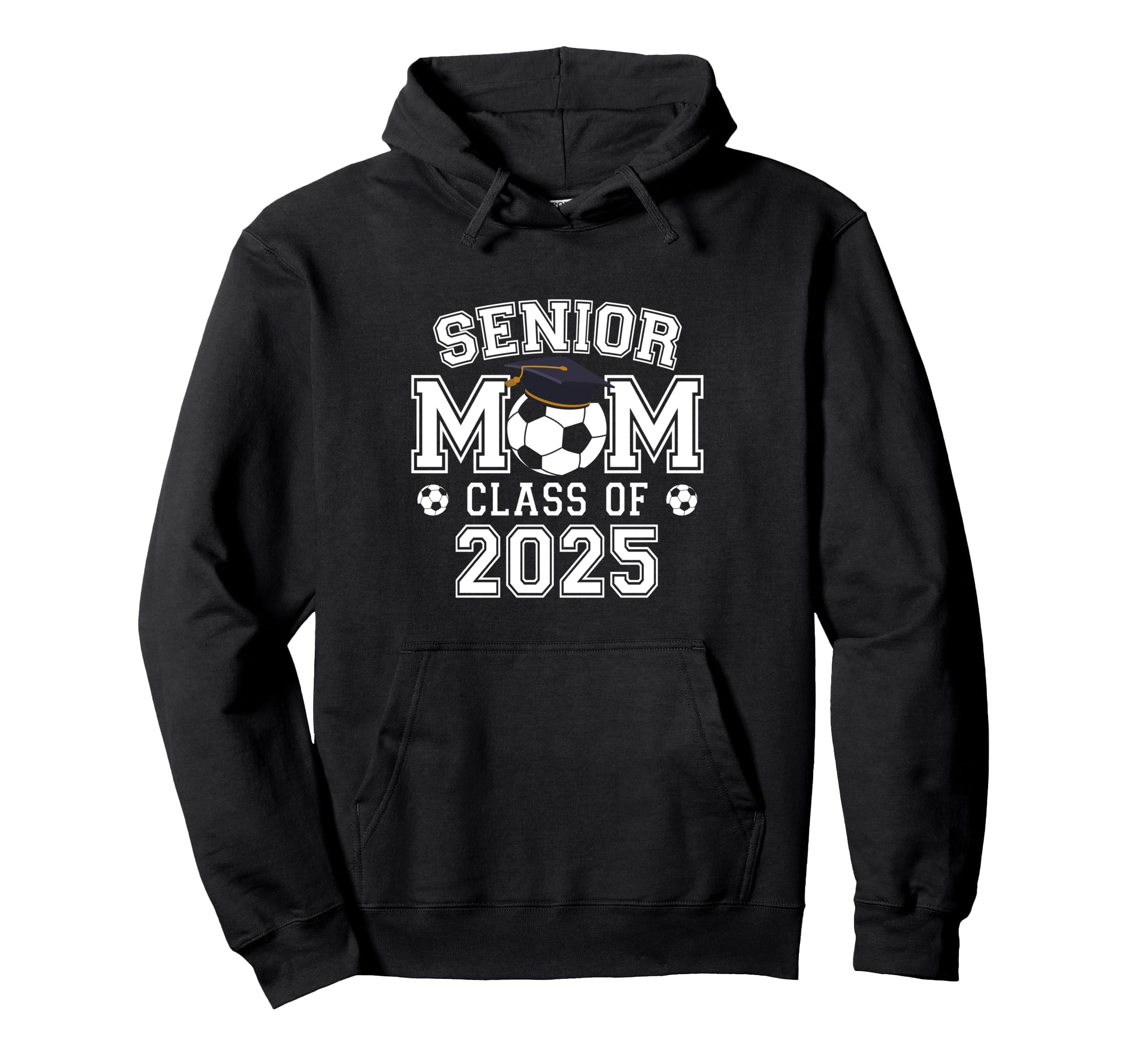Class 2025 Soccer Senior Football Hoodie - Casual Everyday Wear Men Women