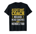 Funny Assistant Coach Soccer Sweatshirt - Aesthetic Graphic Unisex