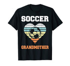 Soccer Grandmother Family Matching T-Shirt - Fun Novelty Design Unisex