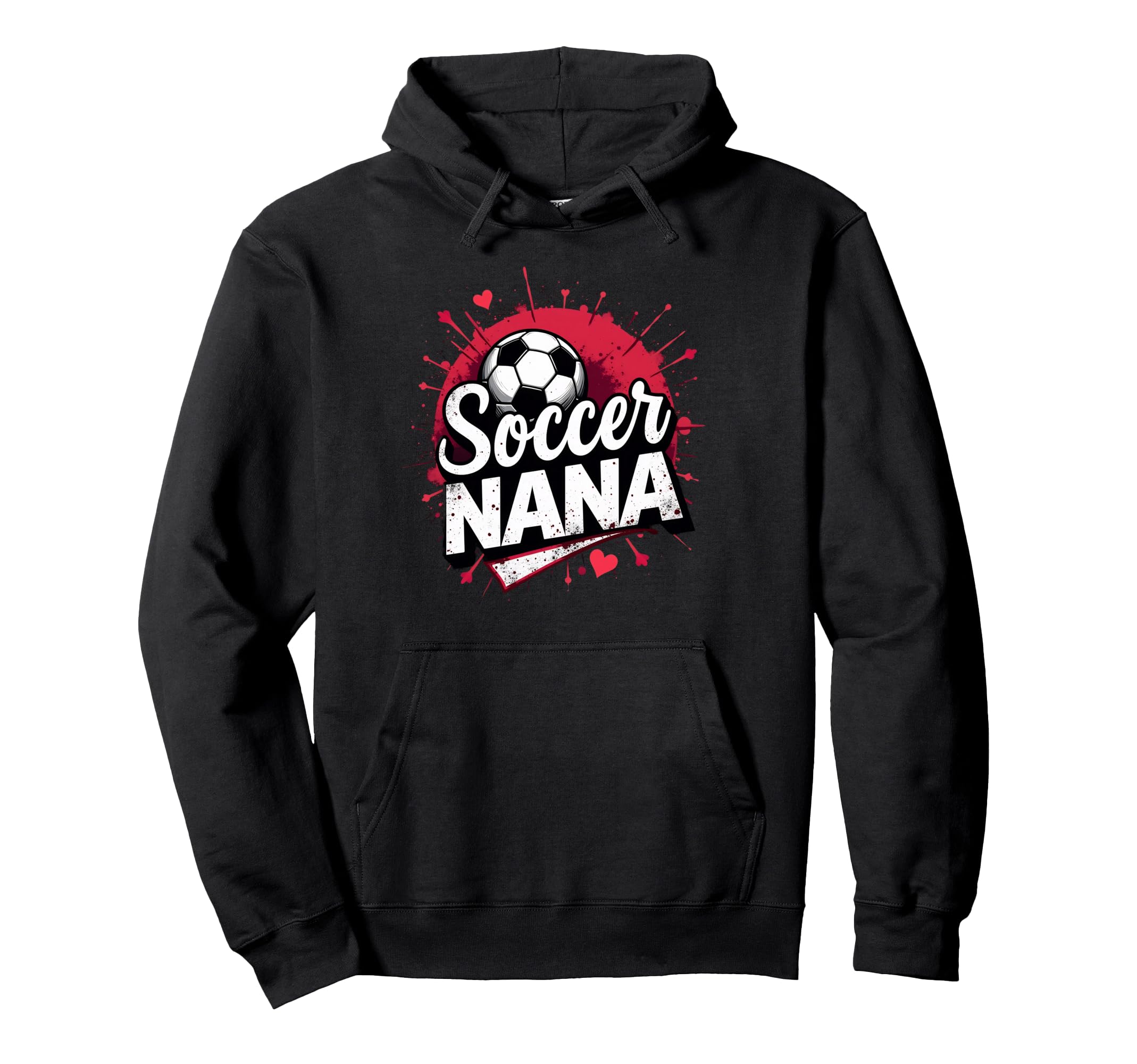 Proud Soccer Nana Funny Grandma Lover Hoodie - Casual Everyday Wear Unisex