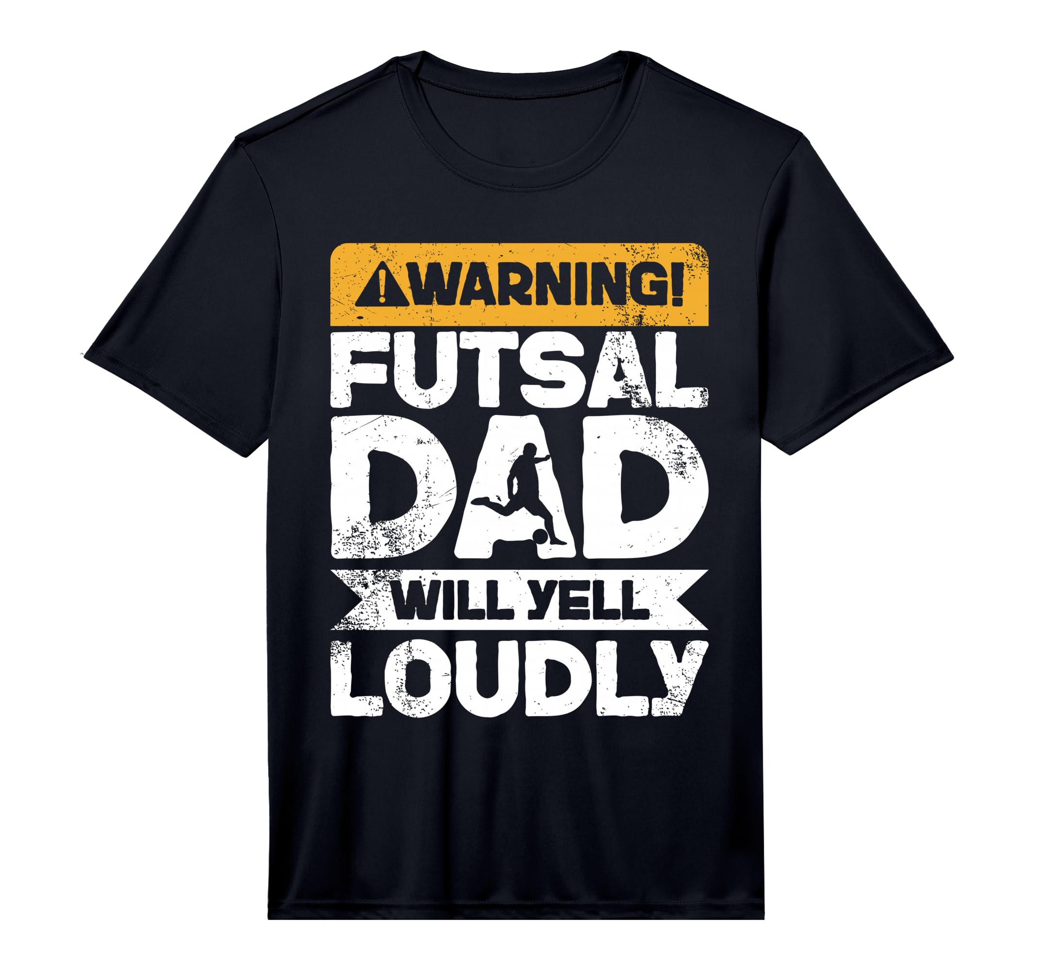Mens Warning Will Yell Loudly Futsal T-Shirt - Aesthetic Graphic Unisex