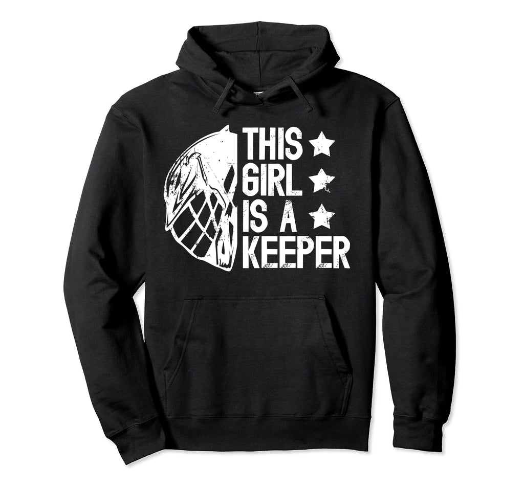 This Is Lacrosse Keeper Female Hoodie - Novelty Apparel for Adults