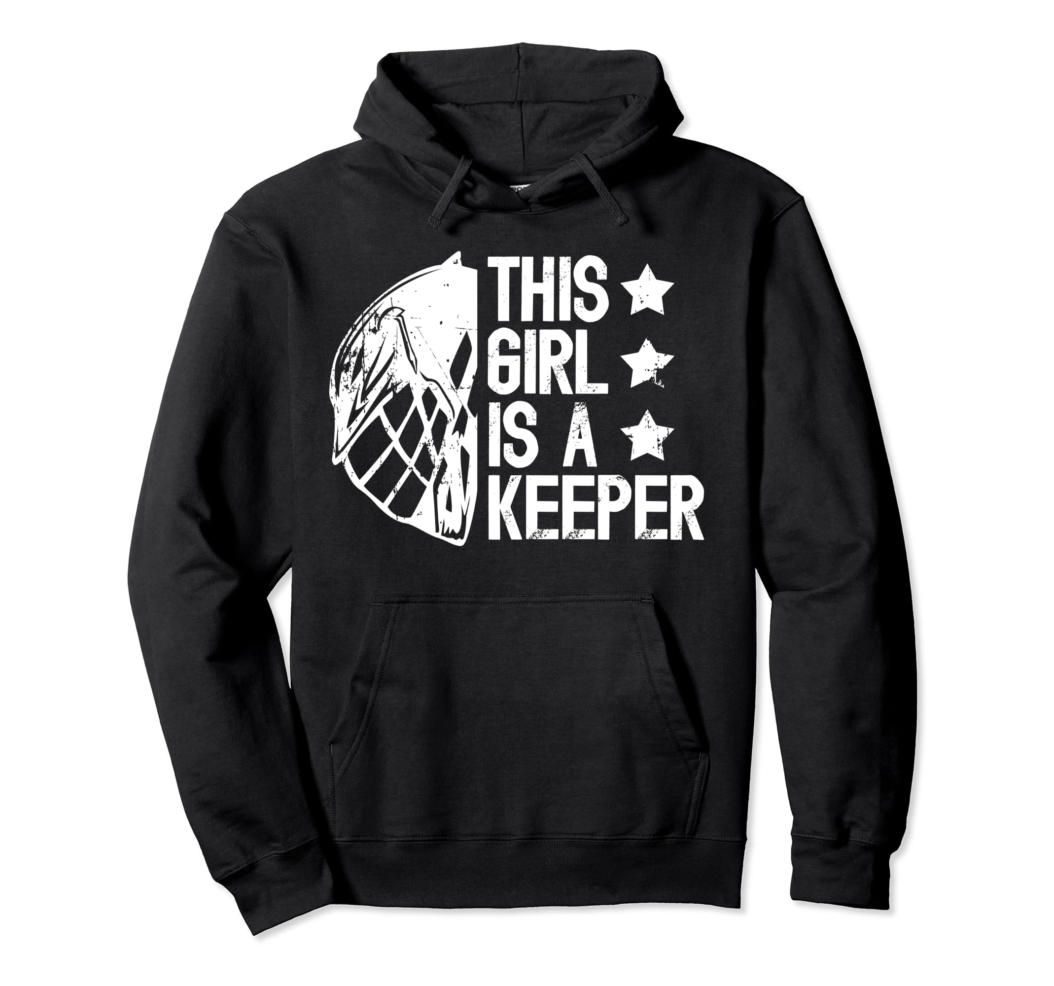 This Is Lacrosse Keeper Female Hoodie - Novelty Apparel for Adults
