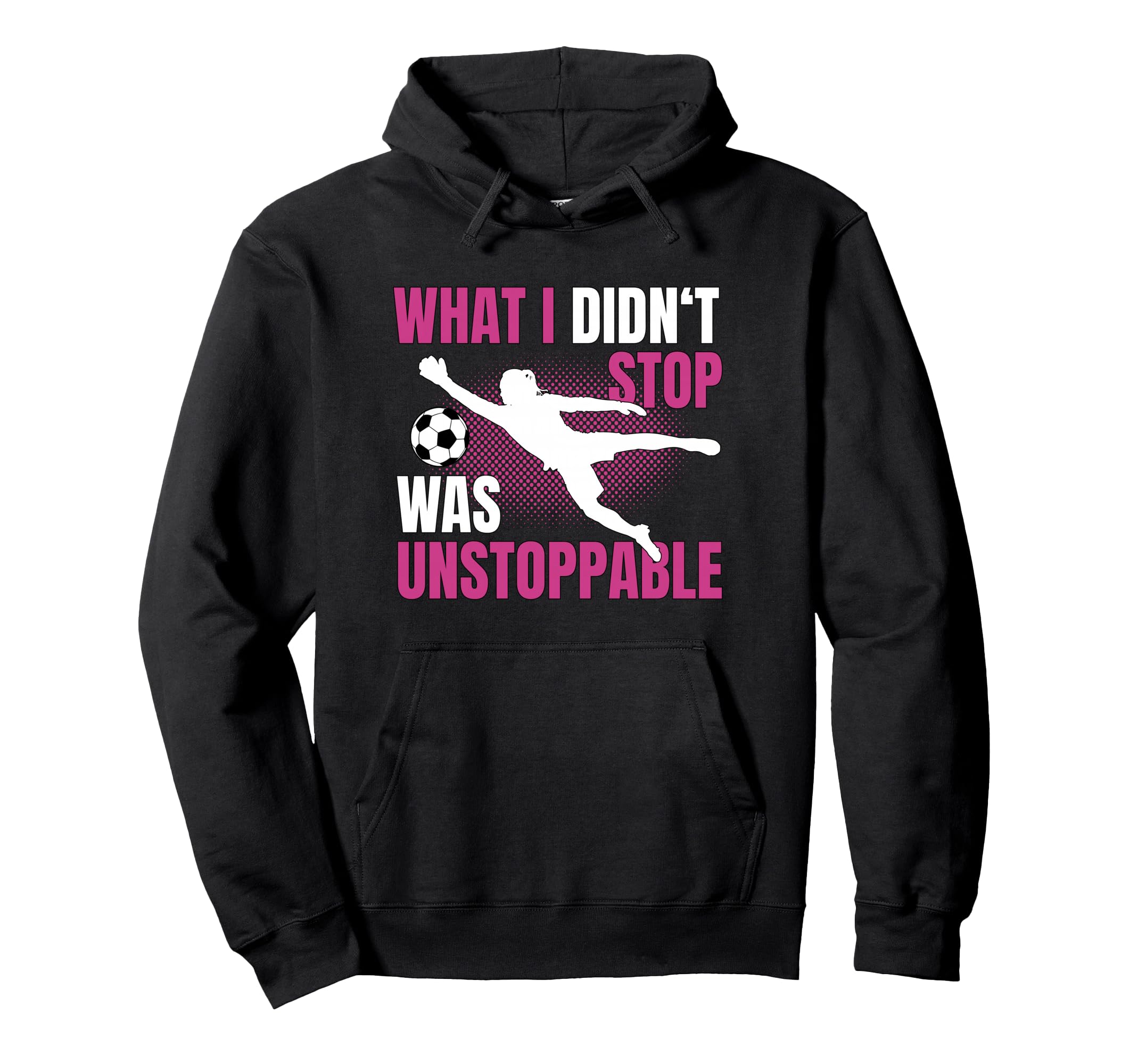 What I Didnt Stop Was Unstoppable Flying Hoodie - Minimalist Print Unisex