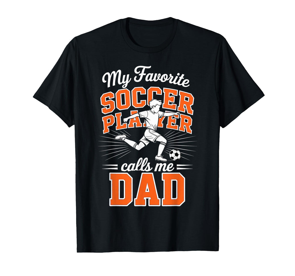 Soccer My Favorite Soccer Player T-Shirt - Minimalist Print for Adults
