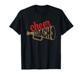 Cheer Coach Megaphone T-Shirt - Casual Everyday Wear for Adults