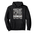 Soccer Assistant Coach Gets It Right First Hoodie - Unique Graphic Unisex