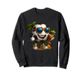 Funny Hawaii Soccer Ball Hawaiian Sweatshirt - Minimalist Print Men Women
