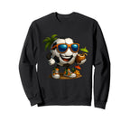 Funny Hawaii Soccer Ball Hawaiian Sweatshirt - Minimalist Print Men Women