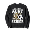 Proud Aunt 2026 Senior Soccer Sweatshirt - Fun Novelty Design Unisex