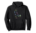 Soccer Silhouette Hoodie - Casual Everyday Wear Men Women