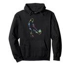 Soccer Silhouette Hoodie - Casual Everyday Wear Men Women