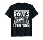 Goalie Soccer Player Goalkeeper Team T-Shirt - Unique Graphic Unisex