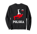 Polska Polish Soccer Team Polish Pride Sweatshirt - Novelty Apparel Unisex