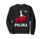 Polska Polish Soccer Team Polish Pride Sweatshirt - Novelty Apparel Unisex