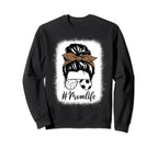 Mothers Day Volleyball And Soccer Mom Sweatshirt - Custom Art Print Unisex
