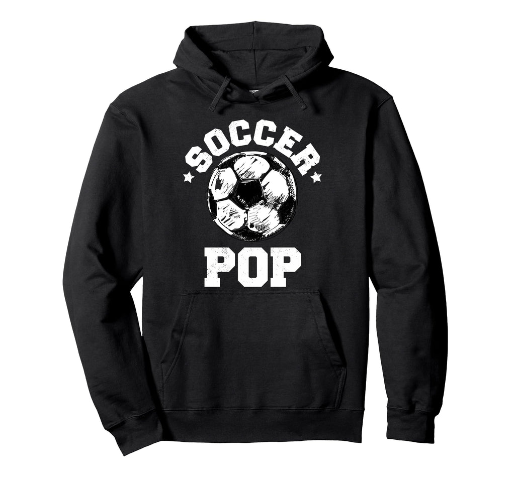Soccer Pop Soccer Ball Distressed Hoodie - Custom Art Print Men Women