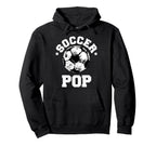 Soccer Pop Soccer Ball Distressed Hoodie - Custom Art Print Men Women