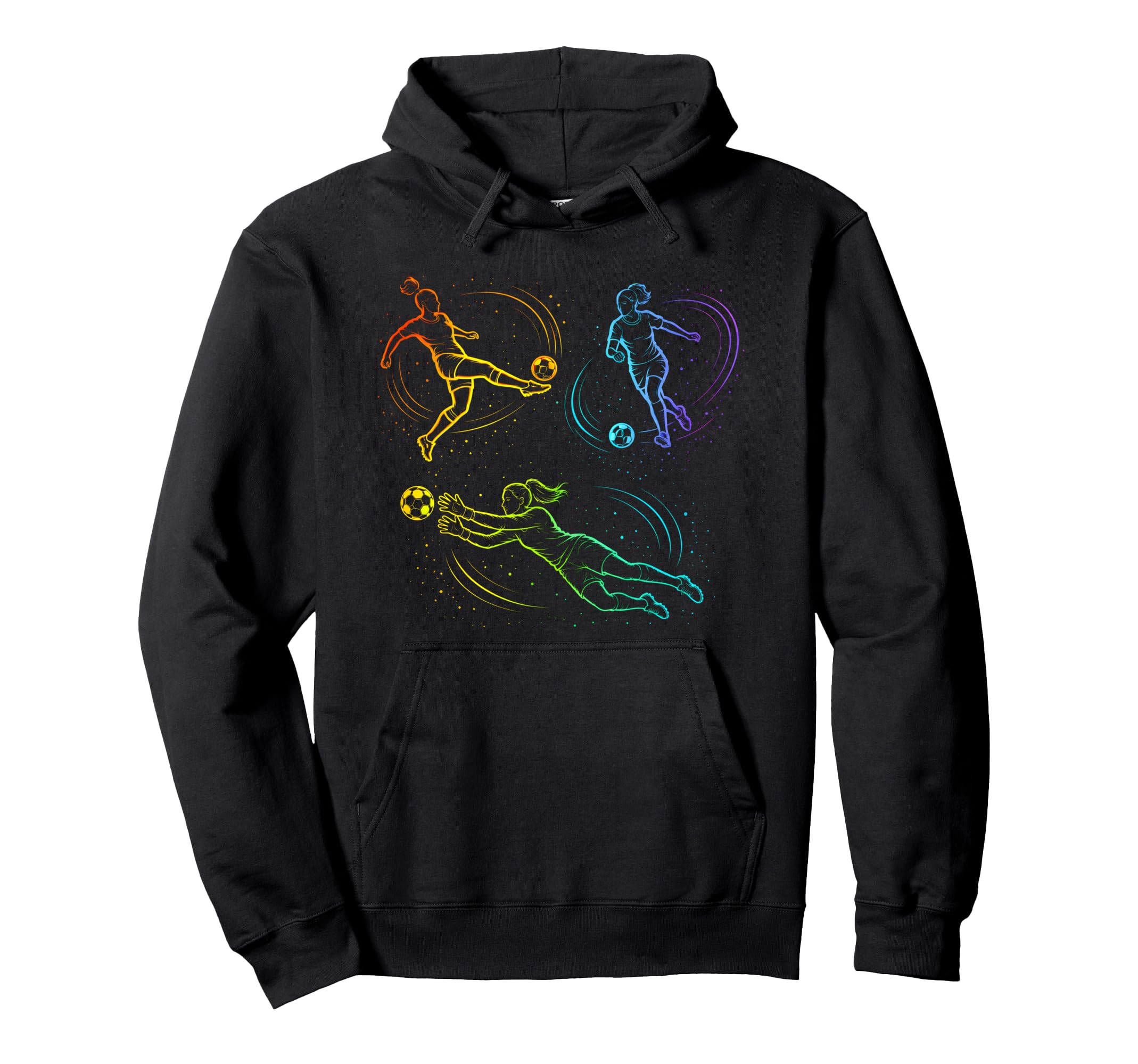 Womens Soccer Goalie Soccer Player Football Hoodie - Novelty Apparel Unisex