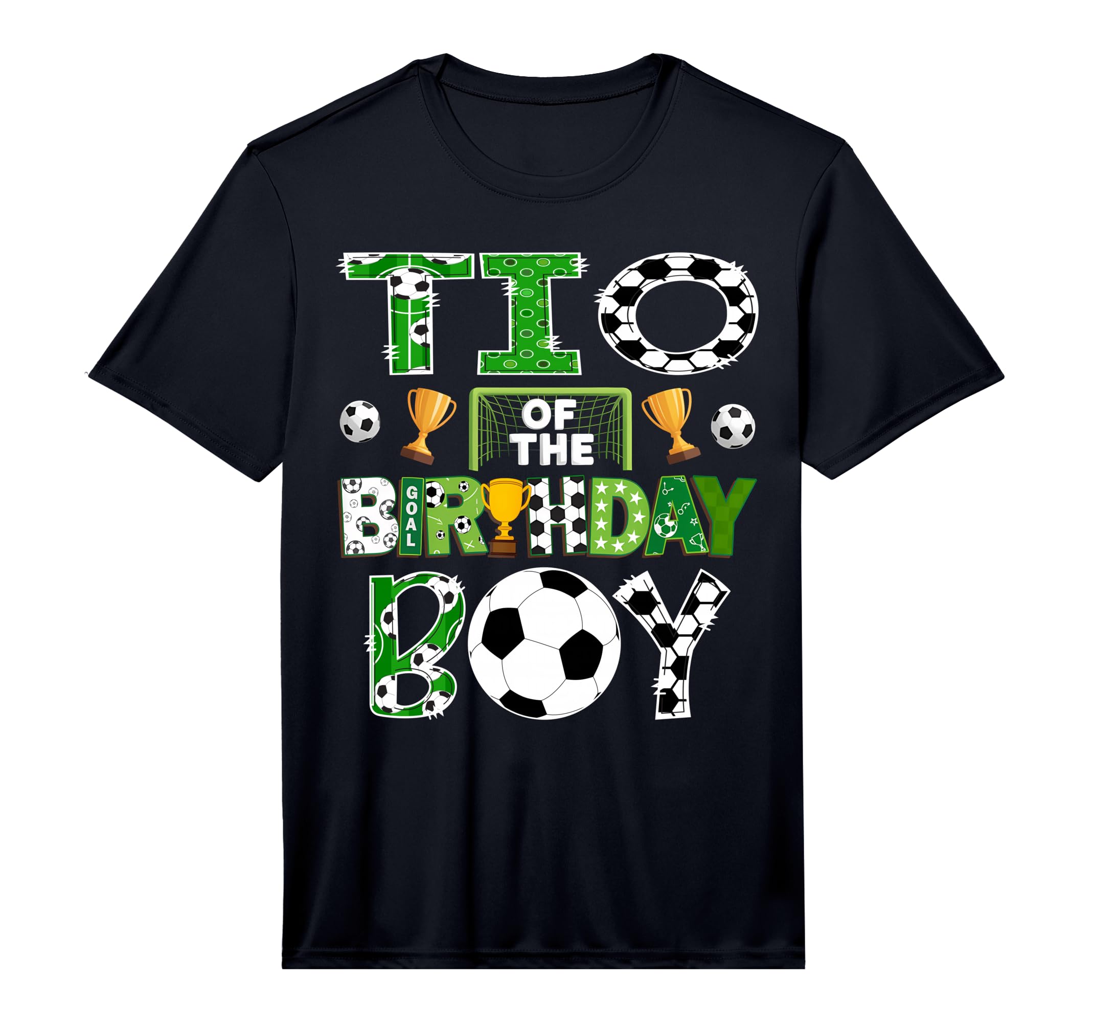Tio Birthday Soccer Player Game Day T-Shirt - Unique Graphic Unisex
