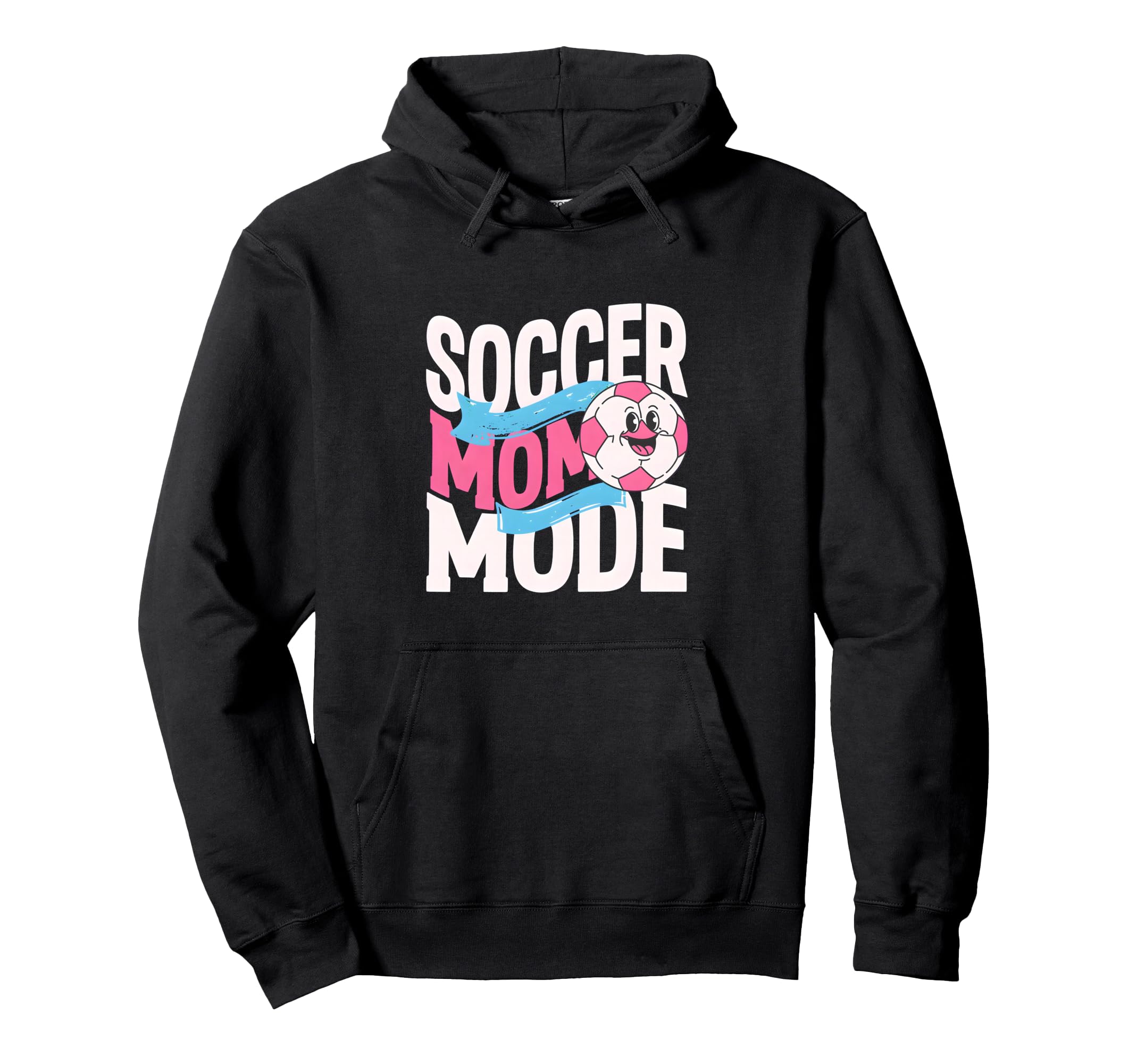 Soccer Mom Mode Proud Sideline Energy Hoodie - Fun Novelty Design Men Women