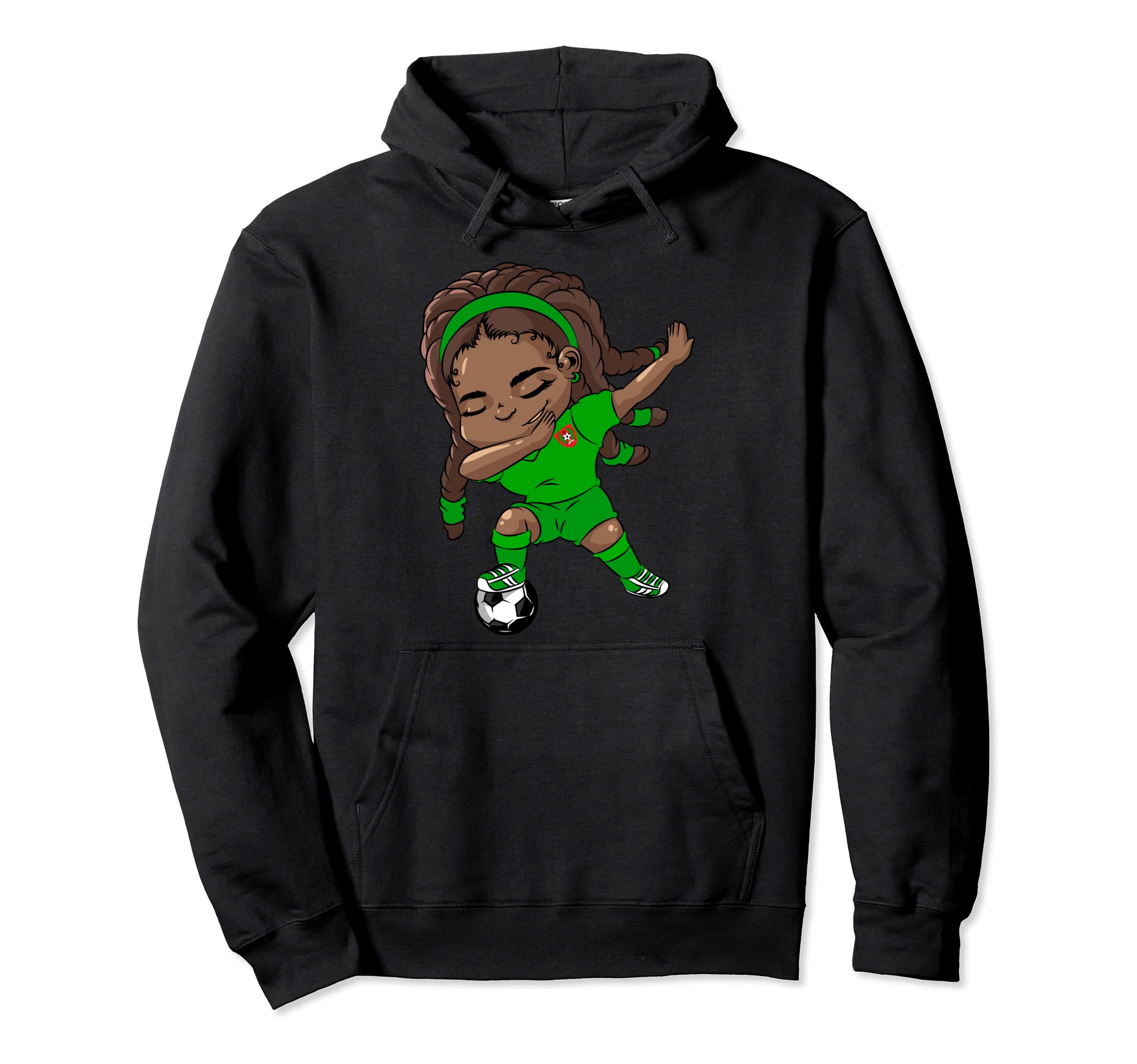 Guinea Bissau African Dabbing Soccer Hoodie - Streetwear Style Men Women