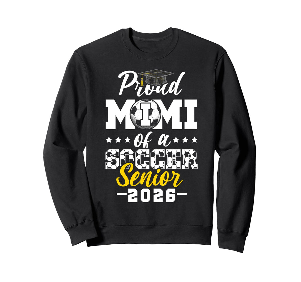 Proud Mimi Soccer Senior 2026 Sweatshirt - Minimalist Print Men Women