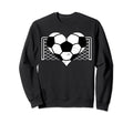 Soccer Goalkeeper Heart Funny Soccer Sweatshirt - Unique Graphic Unisex