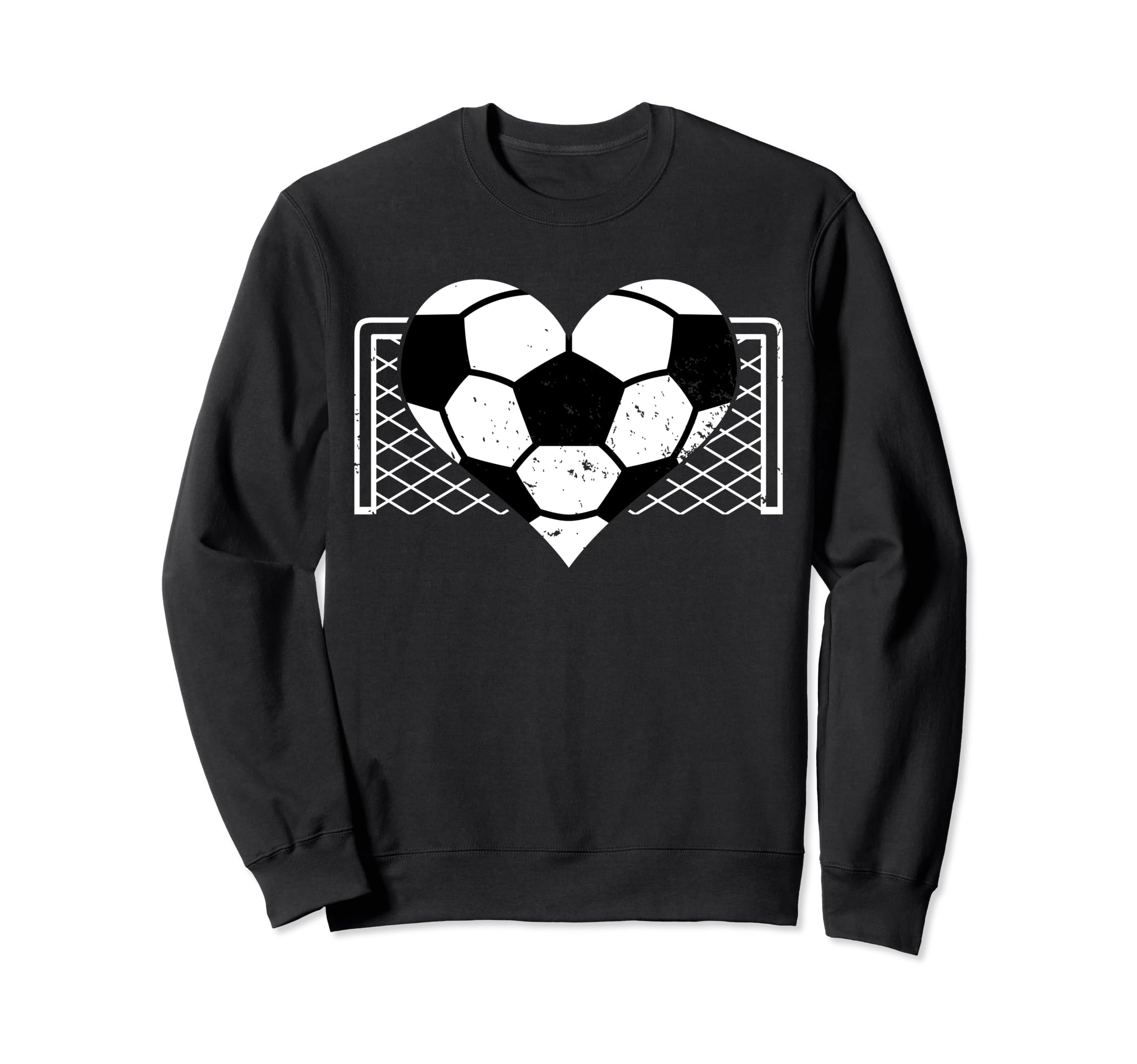 Soccer Goalkeeper Heart Funny Soccer Sweatshirt - Unique Graphic Unisex