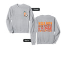 Weekends Iced Coffee And Soccer Sweatshirt - Aesthetic Graphic Unisex