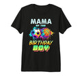 Mama Birthday Basketball Soccer Ball T-Shirt - Custom Art Print Unisex