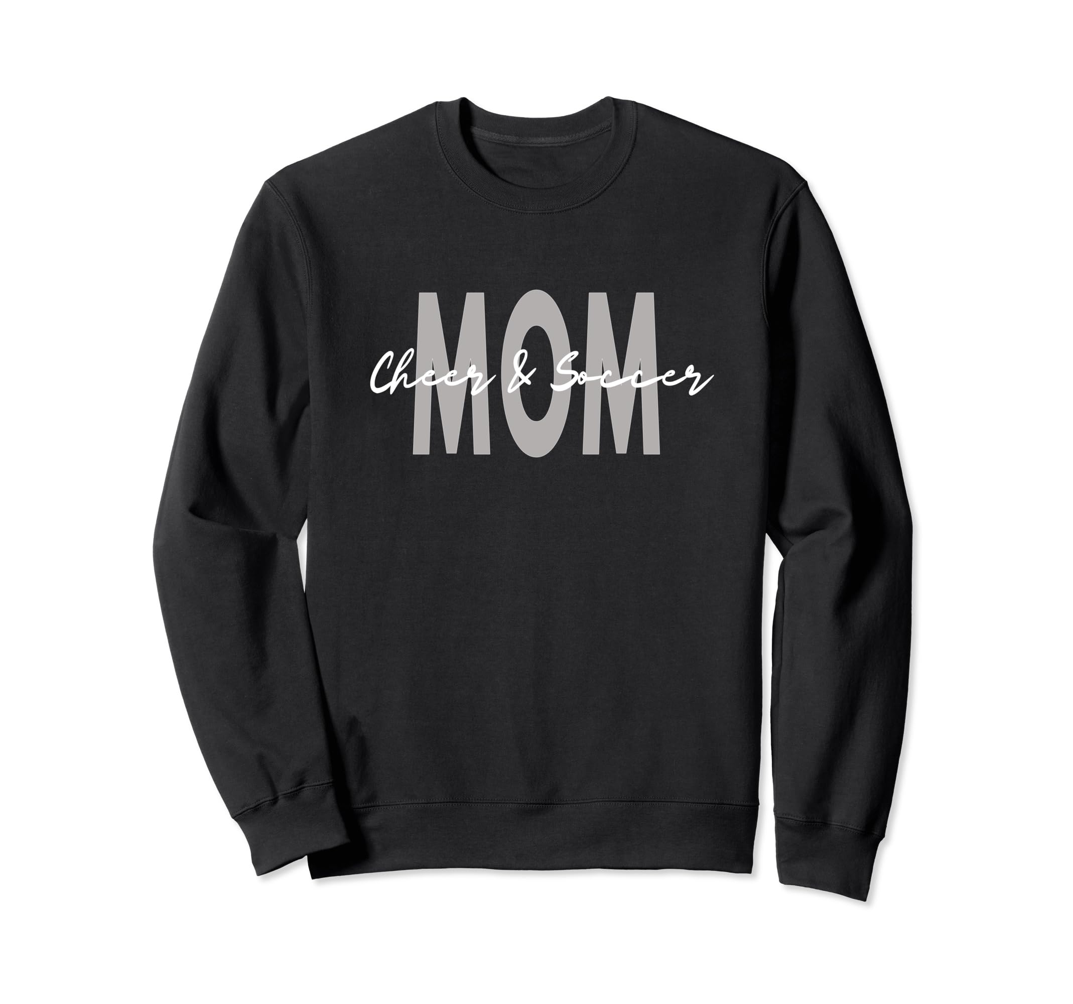 Cheer And Soccer Mom Mama Sweatshirt - Fun Novelty Design Unisex