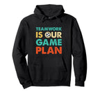 Teamwork Is Our Game Plan Hoodie - Custom Art Print for Adults