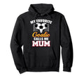My Favorite Goalie Calls Me Mum Soccer Hoodie - Minimalist Print Unisex