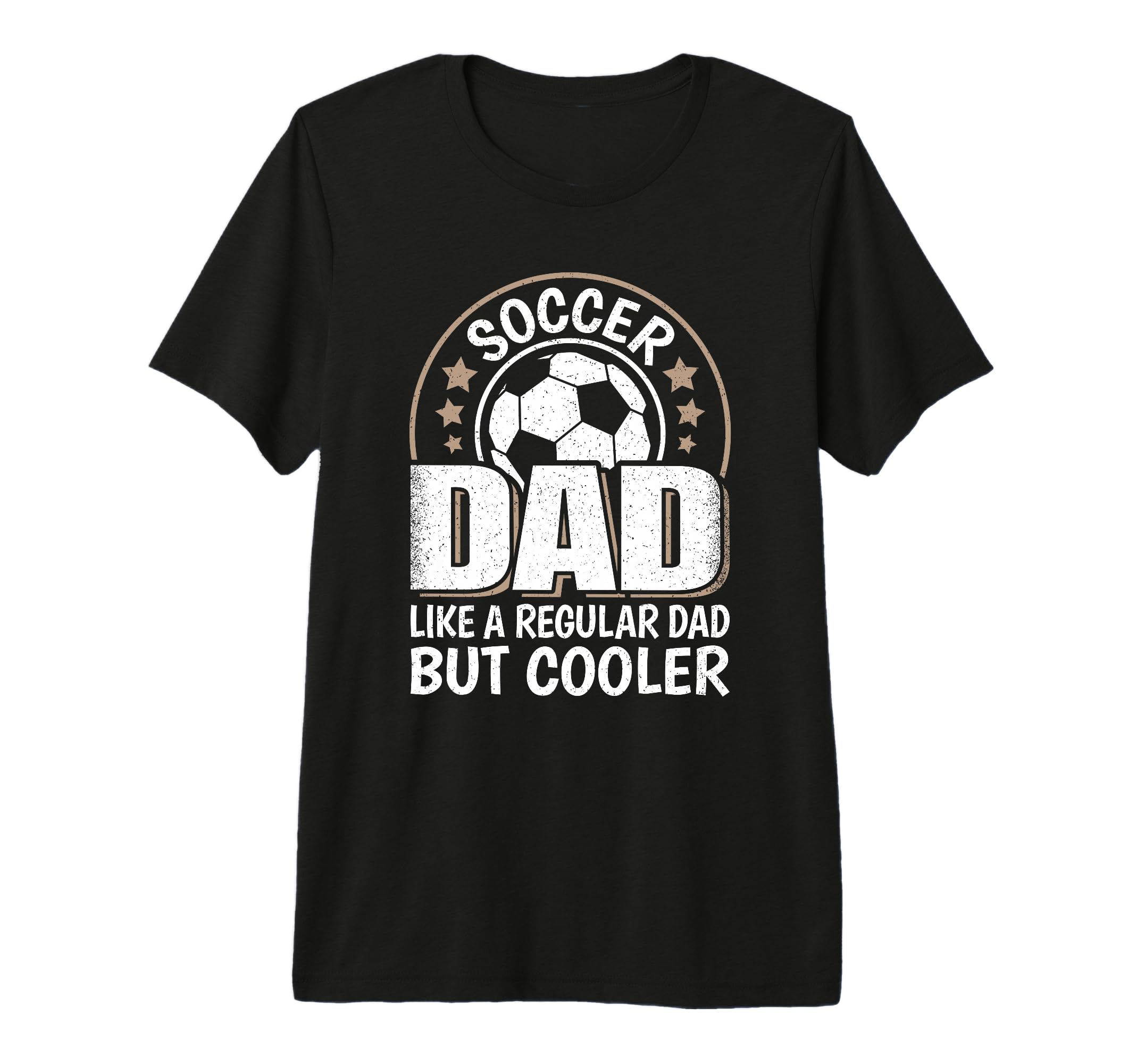 Mens Soccer Dad Like Regular Dad But T-Shirt - Custom Art Print Men Women