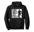 Funny Better Soccer Hoodie - Unique Graphic Unisex