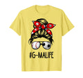 Classy G Ma Life Soccer Messy Bun T-Shirt - Unique Graphic for Adults