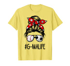 Classy G Ma Life Soccer Messy Bun T-Shirt - Unique Graphic for Adults