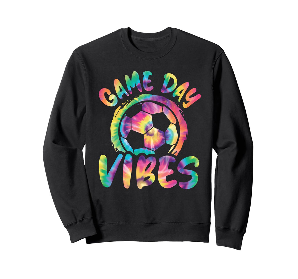 Game Day Vibes Soccer Soccer Sweatshirt - Casual Everyday Wear for Adults