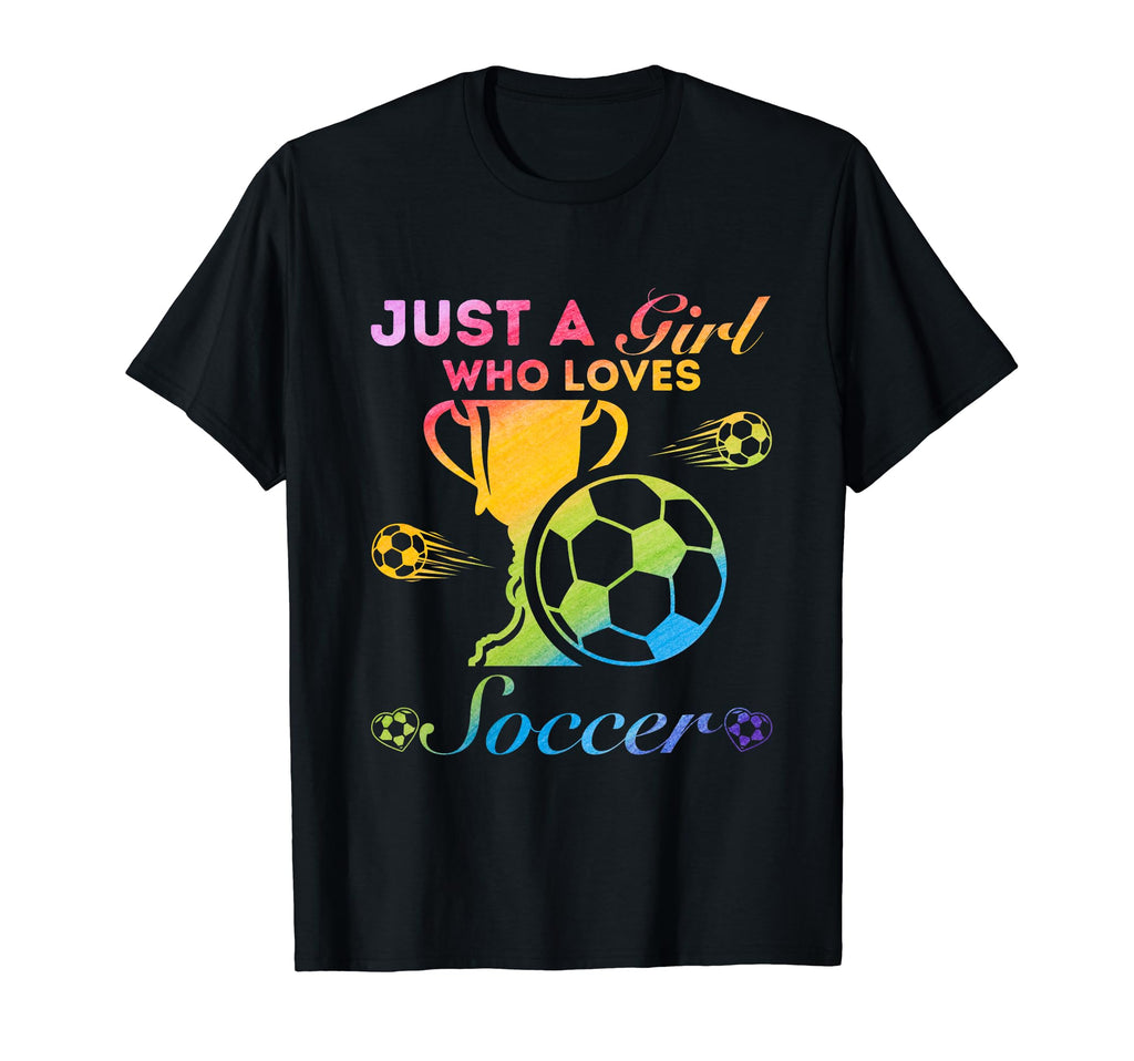 Just Who Loves Soccer T-Shirt - Aesthetic Graphic Men Women