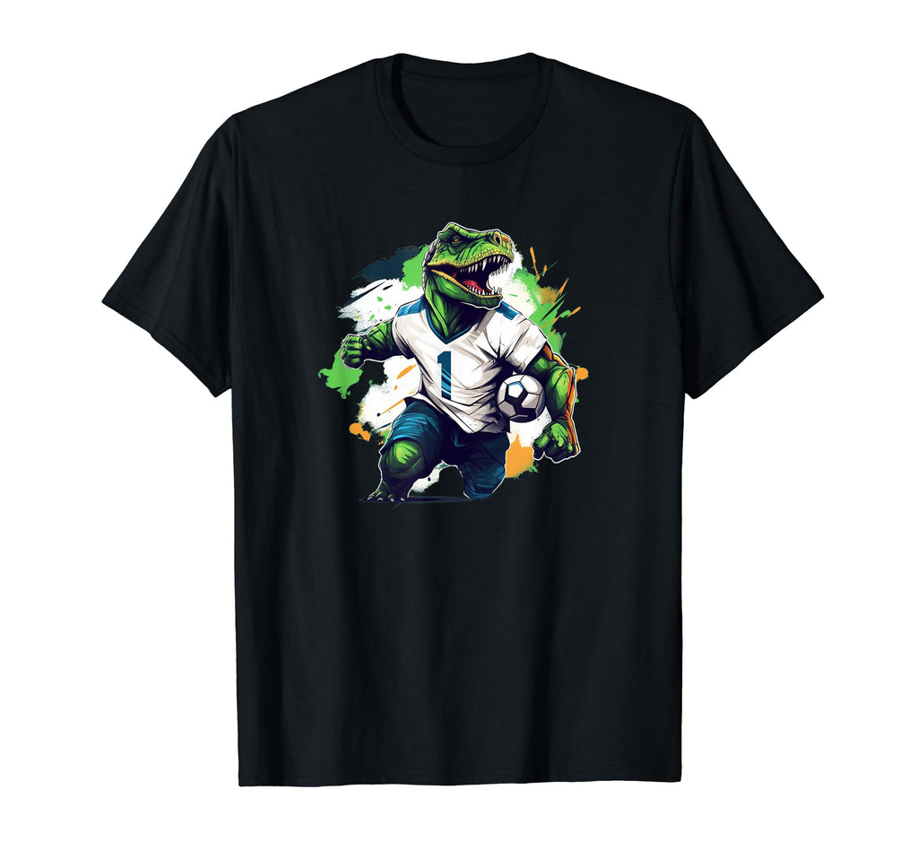 Sporty Dinosaur T Rex Costume T-Shirt - Casual Everyday Wear Men Women