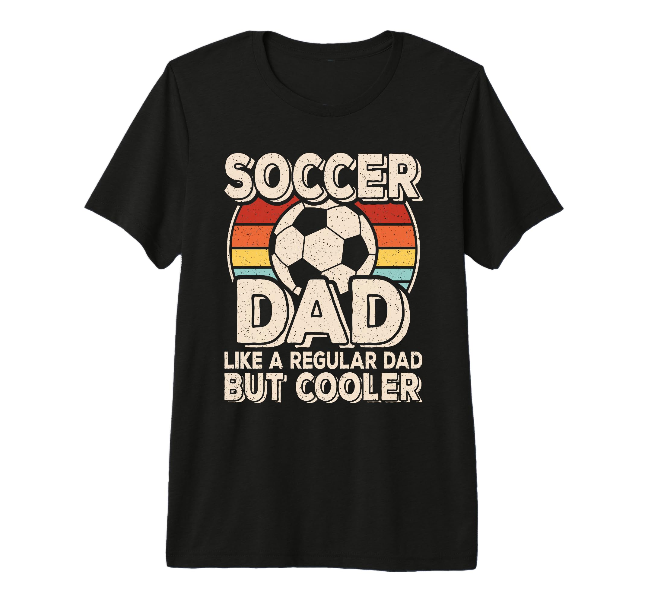 Mens Soccer Dad Like Regular Dad But T-Shirt - Unique Graphic Men Women