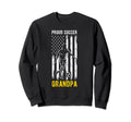 Proud Soccer Grandpa Usa Flag Family Sweatshirt - Graphic Print Men Women